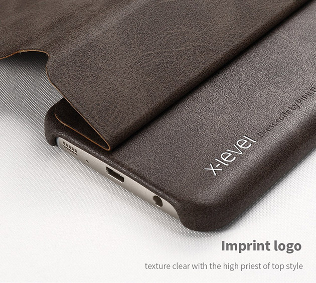 เคสฝาพับหนังฟอก S7 Edge เคส S7 Edge ฝาพับตั้งได้